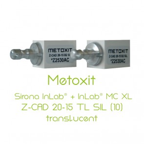 Metoxit Sirona InLab® + InLab® MC XL Z-CAD 20-15 TL SIL (10)